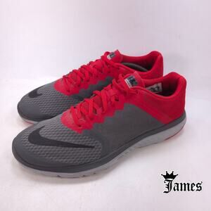 Nike FS Lite Run 3 Athletic Lace Up Running Shoe Mens Size 12 807144-006 Gray